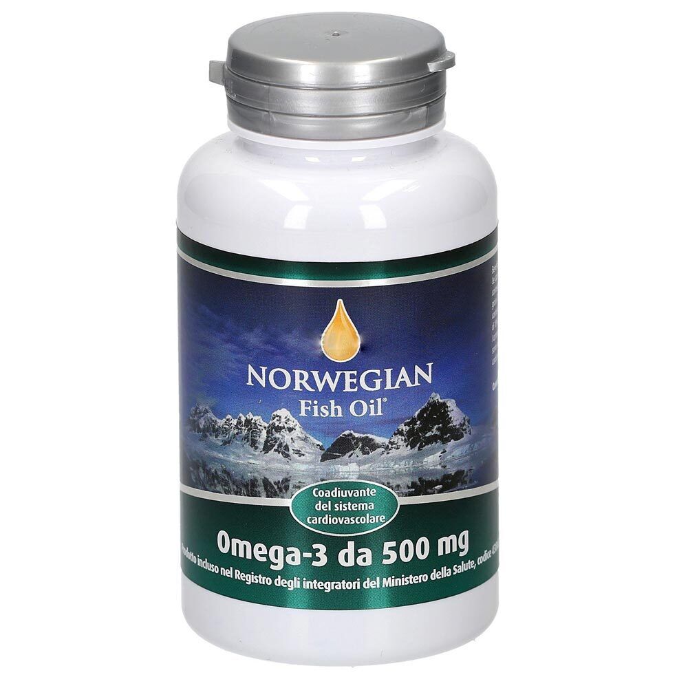 Norwegian Fish Oil As Omega 3 Integratore Alimentare, 180 Capsule