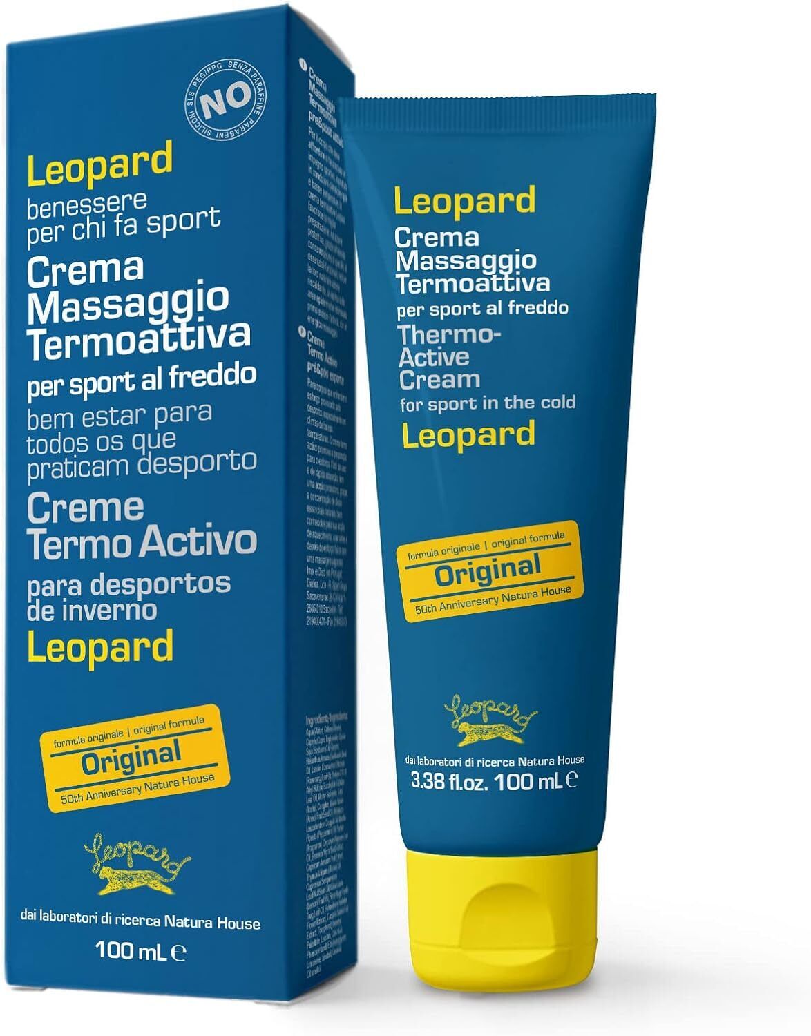 Natura House - LEOPARD SPORT - CREMA MASSAGGIO TERMOATTIVA Sport al Freddo .....