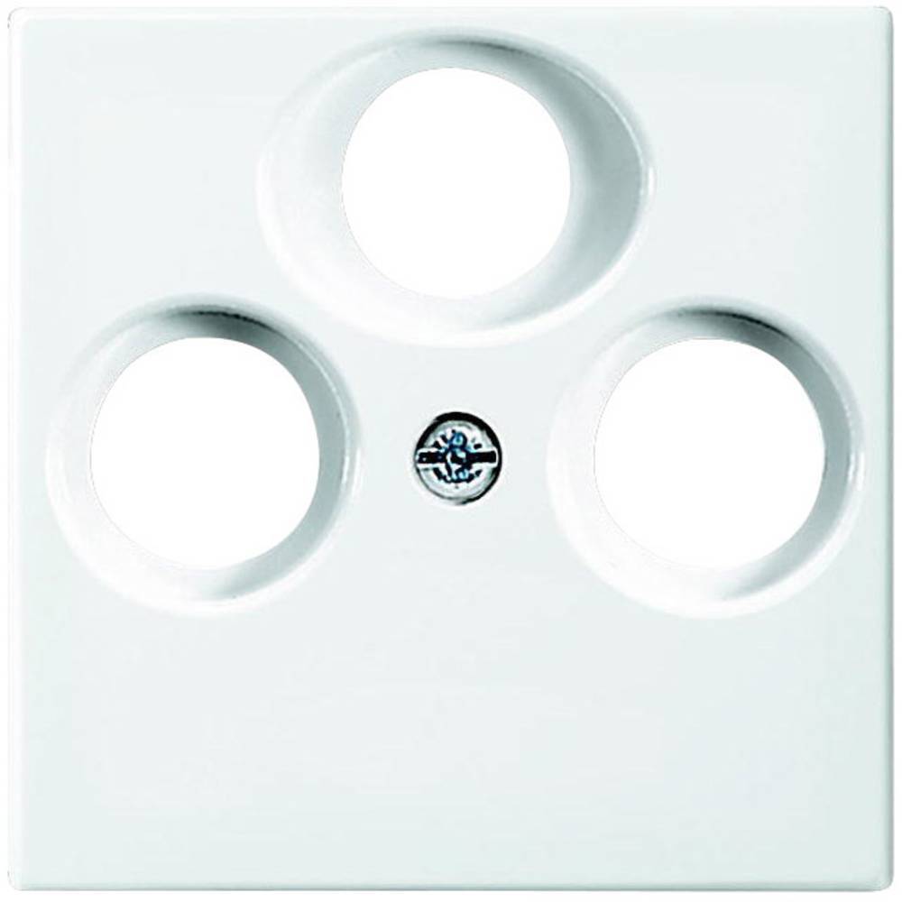 Presa TV, radio, SAT Placca di copertura Busch-Jaeger Busch-balance SI Bianco