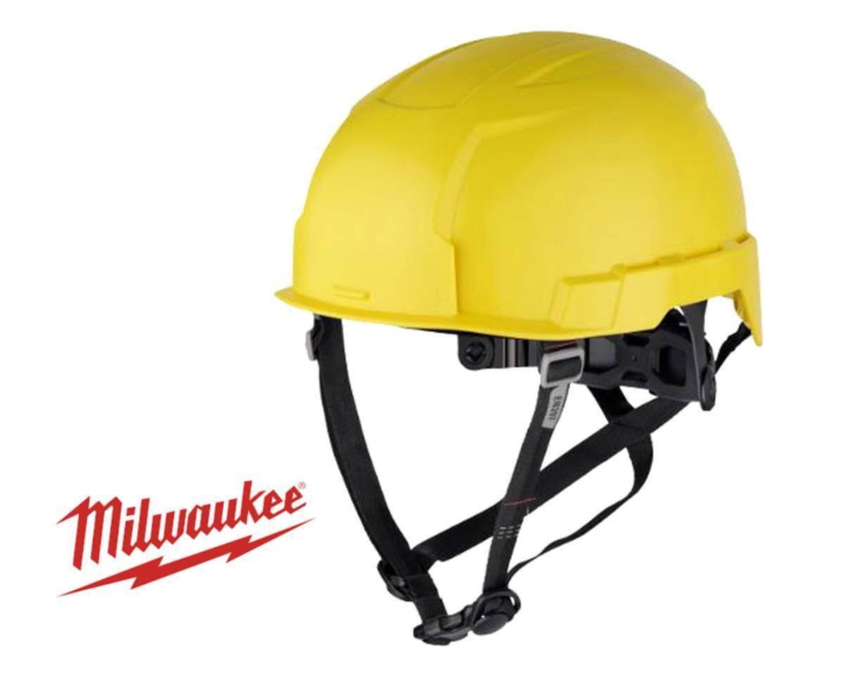 Elmetto Casco di Sicurezza Milwaukee BOLT 200 Non Ventilato Giallo 4932479253