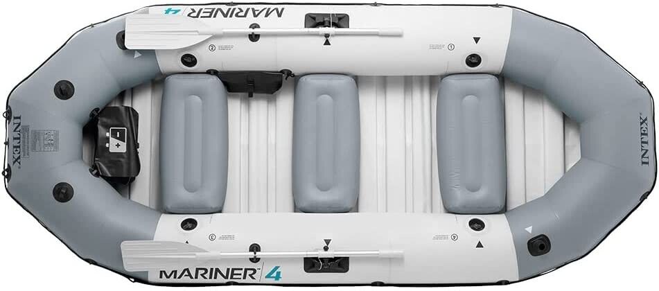 Intex 68376 Canotto gonfiabile gommone Mariner 4 persone con remi pompa - Rotex
