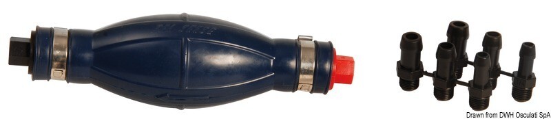 Pompetta di aspirazione carburante con multi portagomma cod 52.732.02
