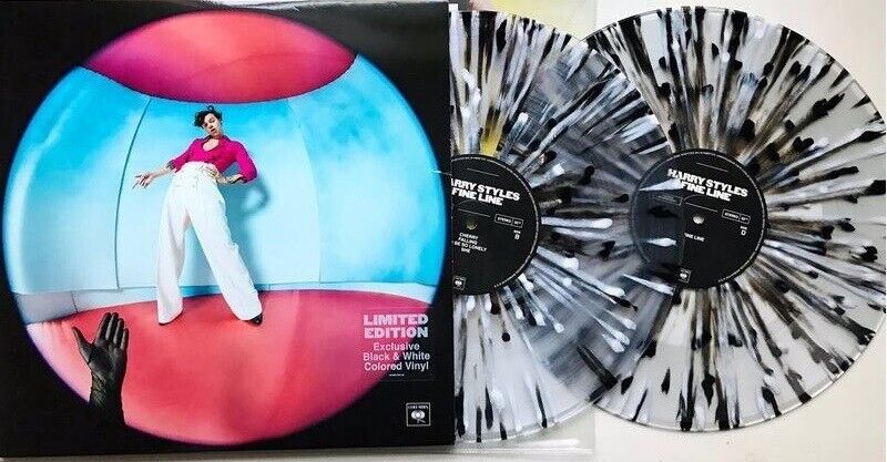 HARRY STYLES - FINE LINE - 2LP BLACK AND WHITE VINYL NUOVO SEALED ONE DIRECTION