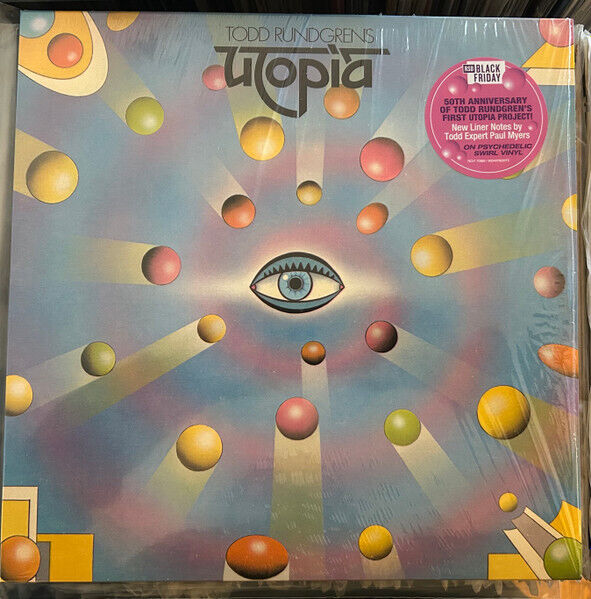 Utopia Todd Rundgren's Utopia LP Vinyl NEW