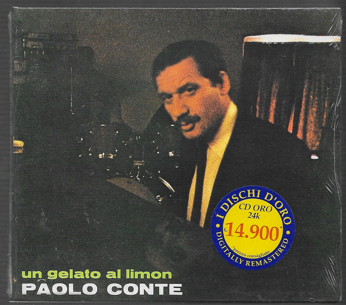 PAOLO CONTE UN GELATO AL LIMON CD DISCHI ORO 24 BIT NUOVO SIGILLATO!!!