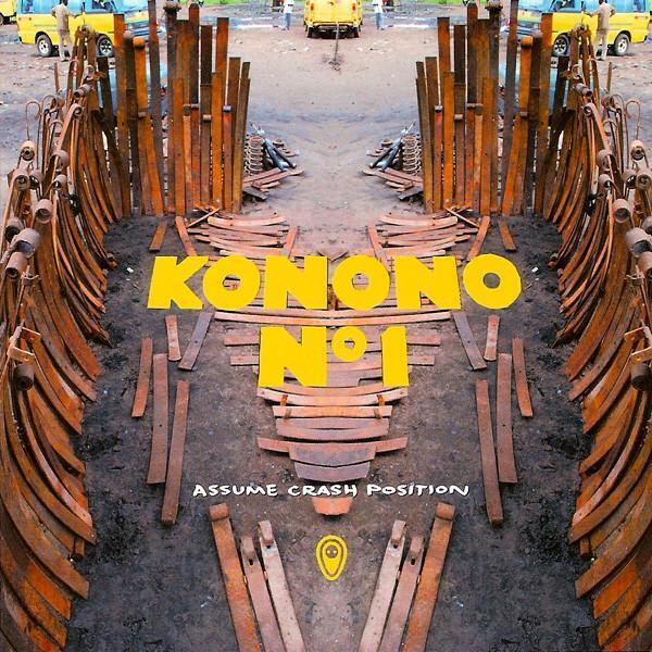 Konono No 1 Assume Crash Position CD Belgio Dischi Affollati 2010 In Tri-Fold