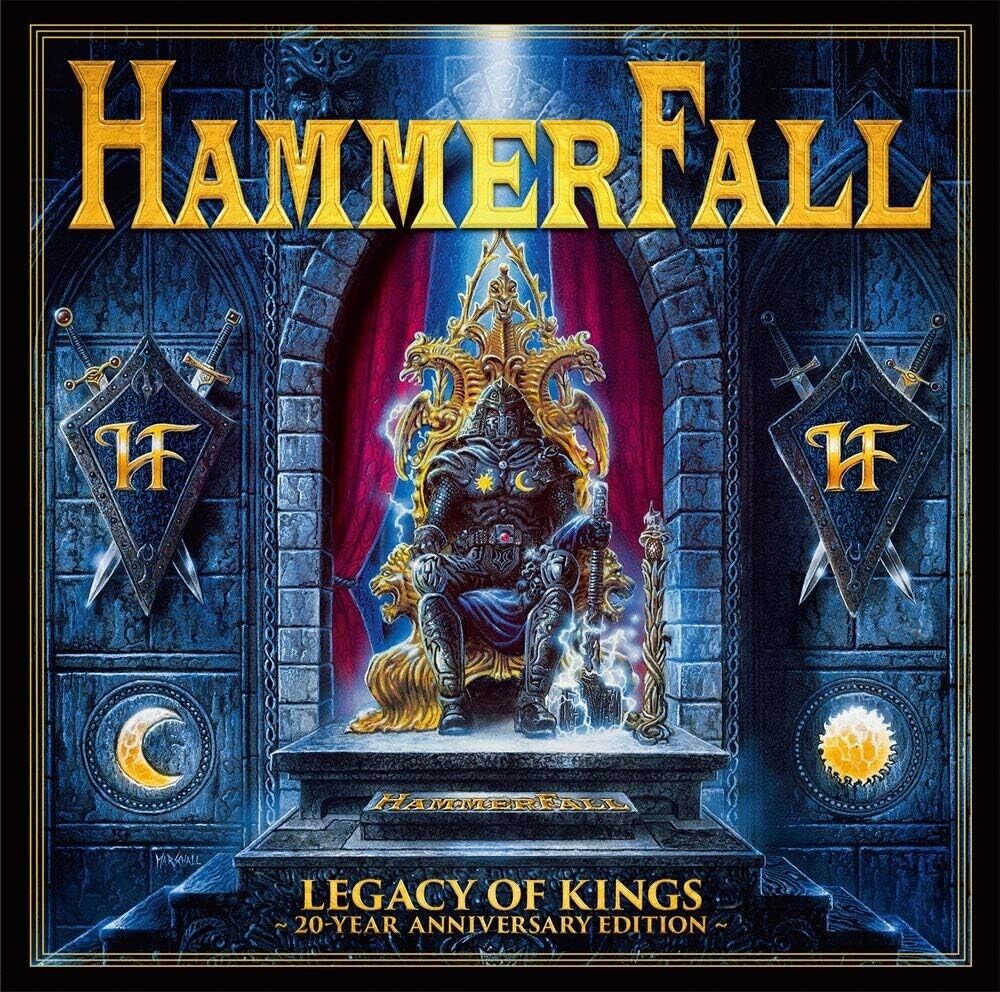 HAMMERFALL-LEGACY OF KINGS 20TH ANNIVERSARIO EDITION-JAPAN 2 CD+DVD Nuovo