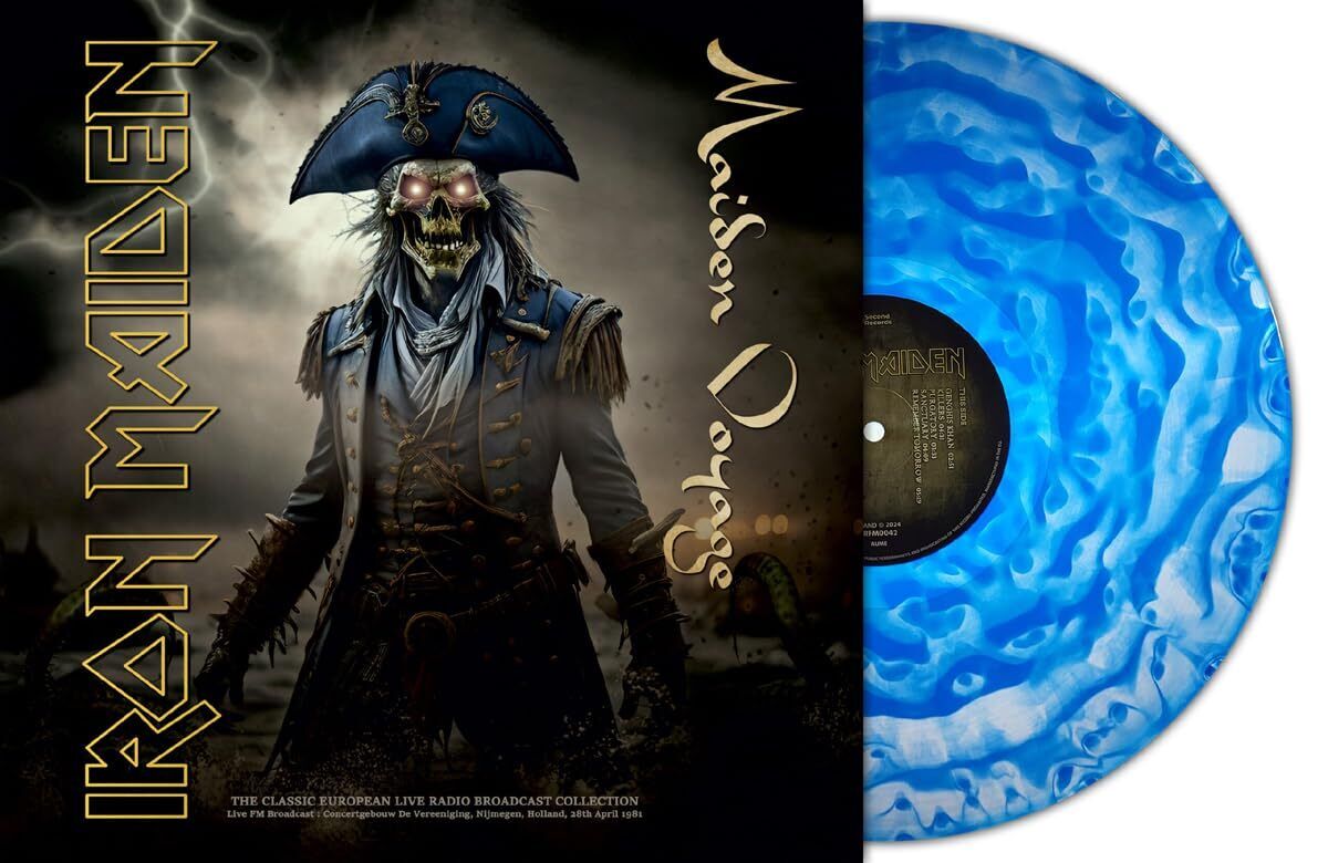 IRON MAIDEN MAIDEN VOYAGE (BLUE CLOUDY (Vinyl LP)