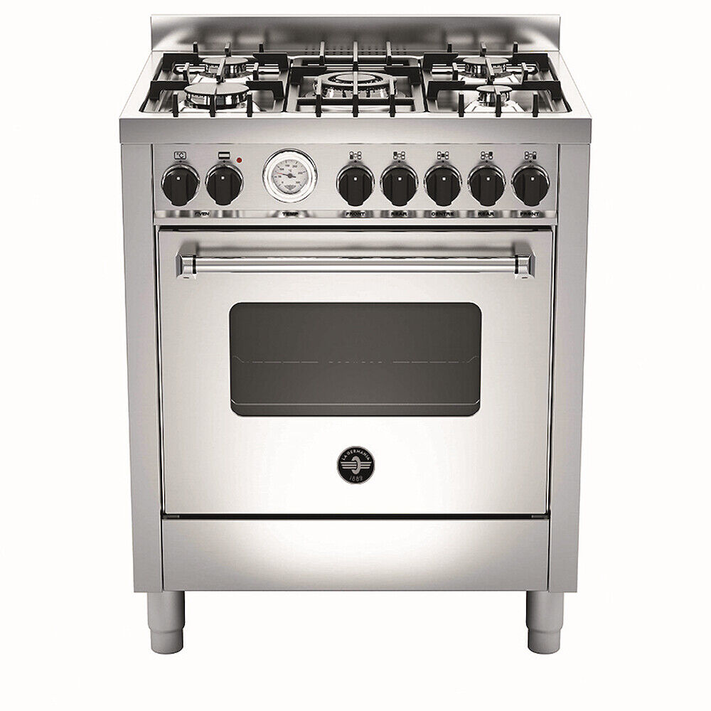 LA GERMANIA AMN765EXT CUCINA 5 FUOCHI FORNO ELETTRICO MULTI.9 INOX 70 CM A