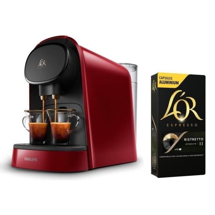 Macchina Caffè Philips L'Or Barista LM8012/51 +9 Capsule+1 Cassetto 10 Capsule