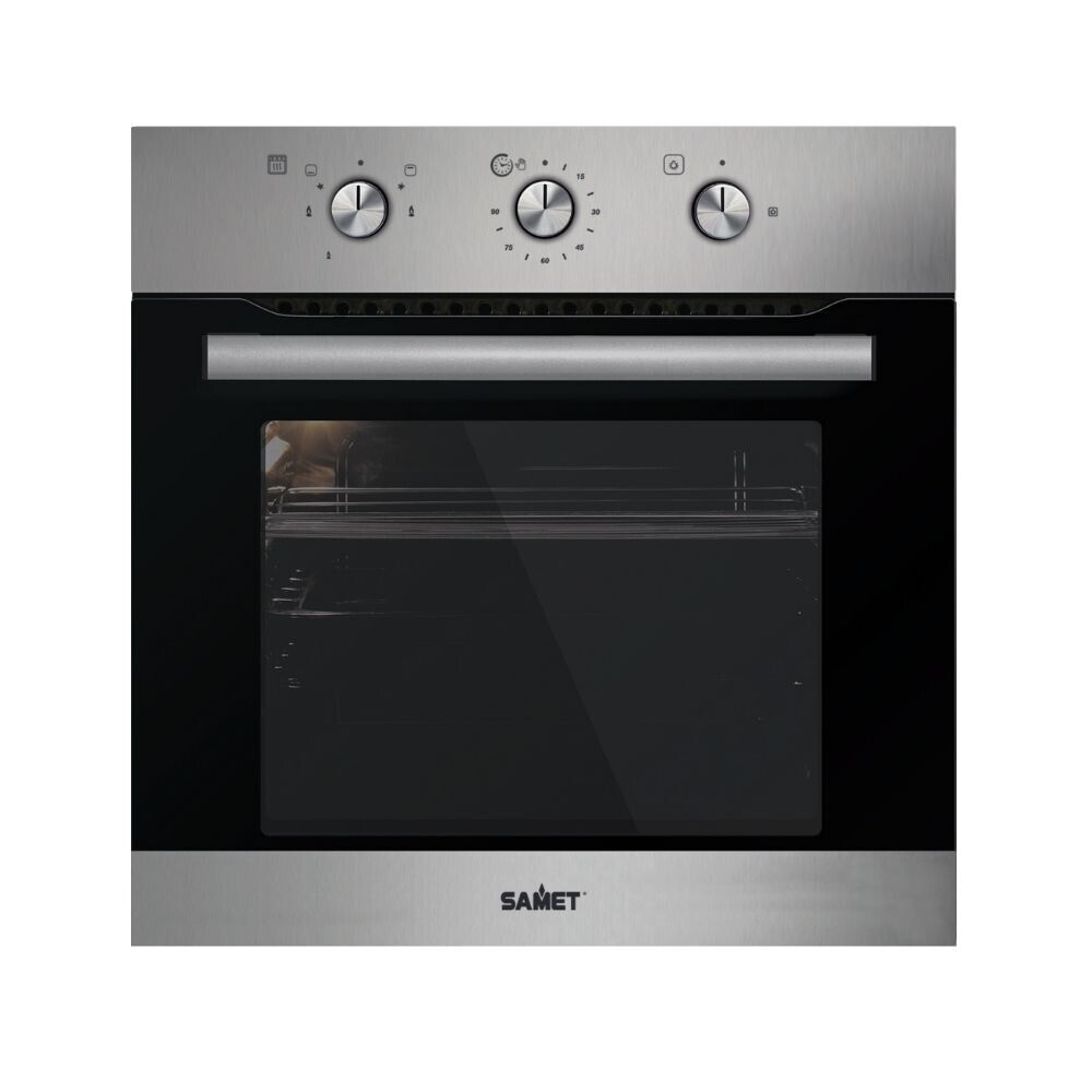 Forno a gas con grill elettrico colore inox - Samet Adone