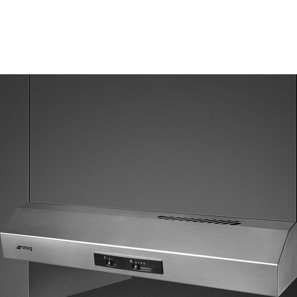 Smeg Cappa Cucina Aspirante Sottopensile Incasso 60 cm Classe D Inox KTE60E2