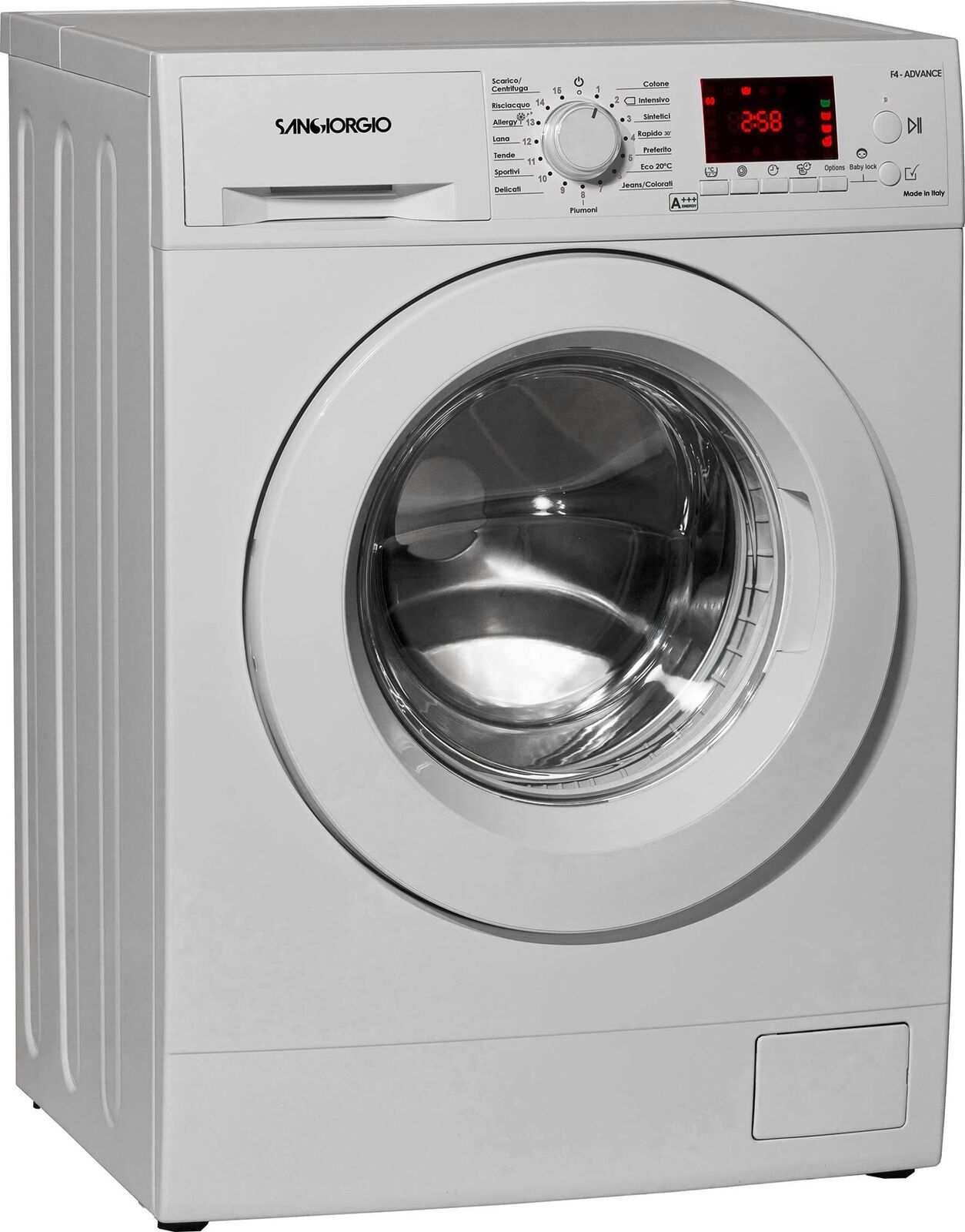 SAN GIORGIO Lavatrice 8 Kg Carica frontale Classe D 54 cm 1200 giri - F812D Seri