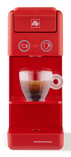 ILLY Macchina Caffé a Capsule IperEspresso Rosso Y3.3 CHRISTMAS BOX 60642