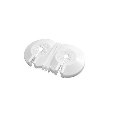 ROSETTA MATERIALE PLASTICO UNIVERSALE DOPPIA Diam 10-22 mm Accessori