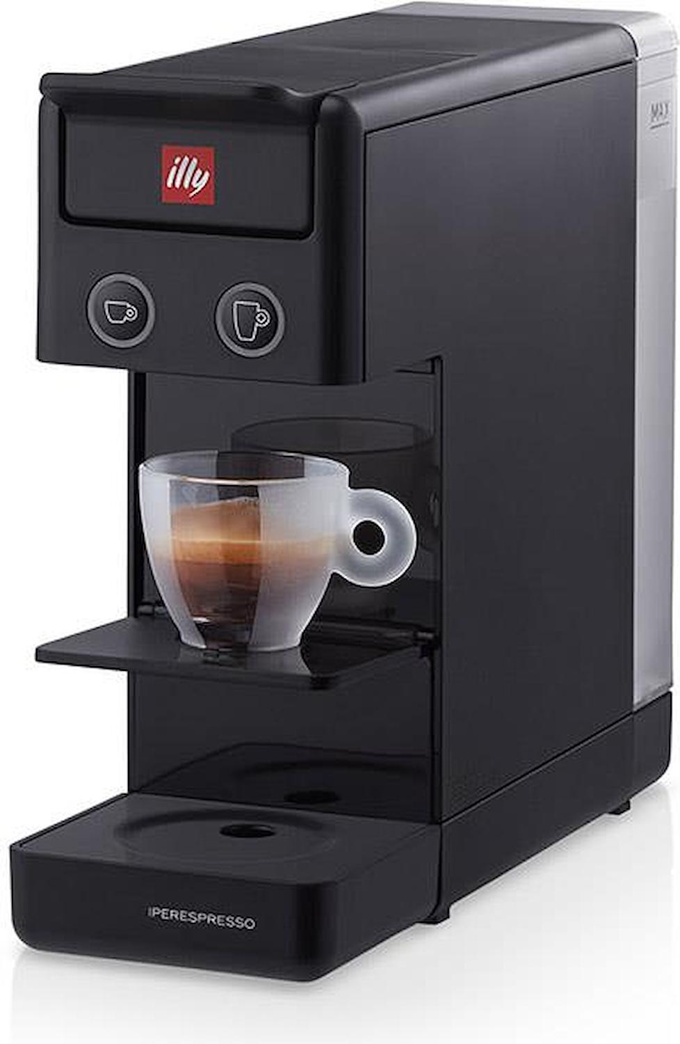 Macchina caffe a capsule Illy Y3.3 Iperespresso home sistema capsule Illy black