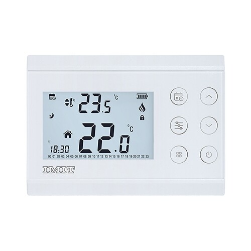 Cronotermostato Settimanale Silver Cr - Bianco
