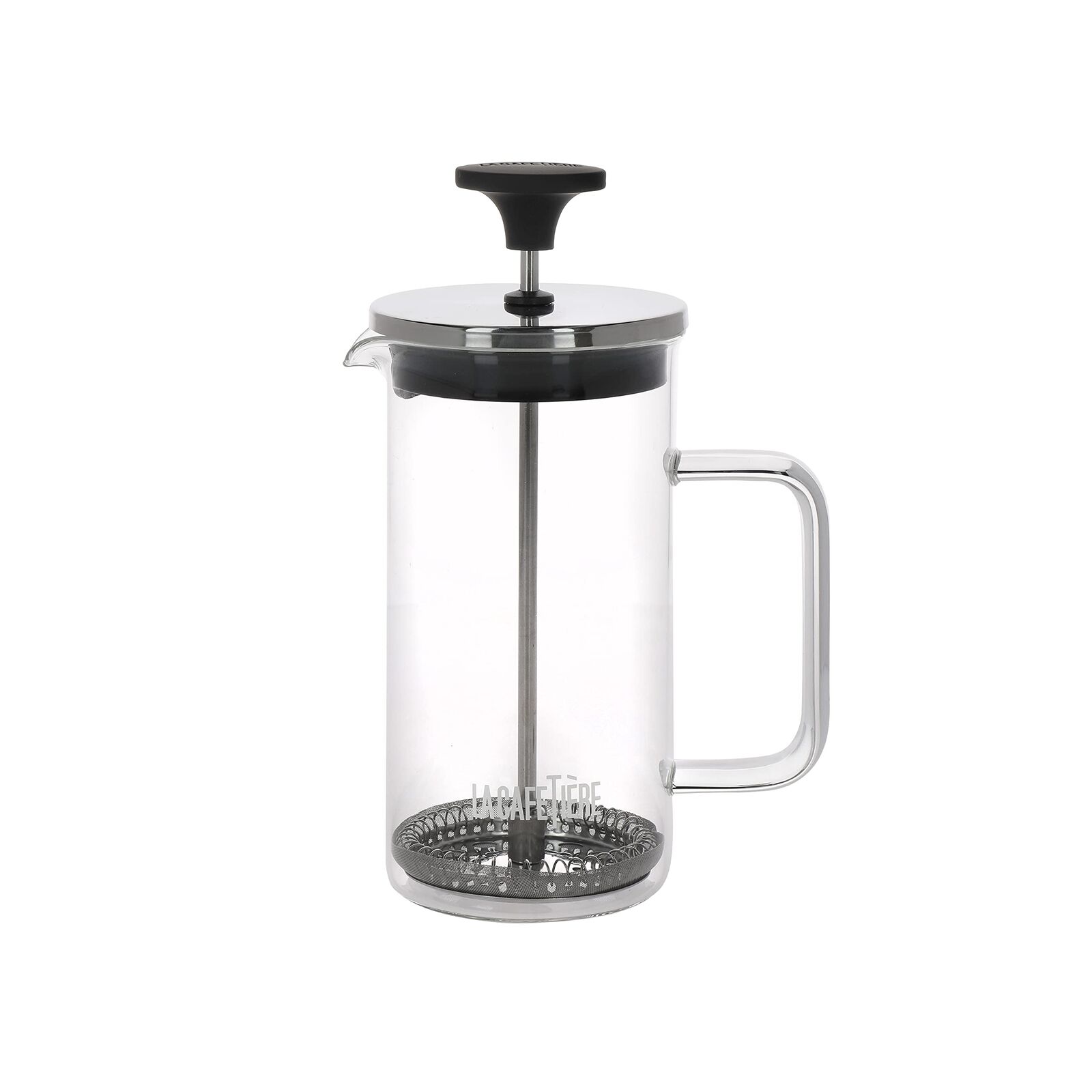 La Cafetière LCGLCAFE3CP - Caffettiera a pressa francese in vetro trasparente