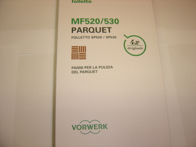 Vorwerk Folletto 4 panni Parquet per SP520-SP530 PULILAVA originali