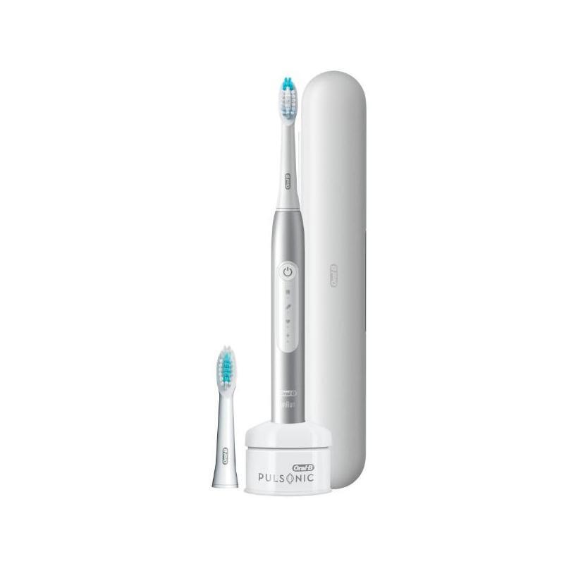 Oral-B Pulsonic Slim Luxe 4500 Adulto Spazzolino elettrico sonico Platino