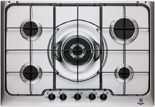 ELECTROLUX PX750UV PIANO COTTURA 75 CM 5 FUOCHI GAS INOX