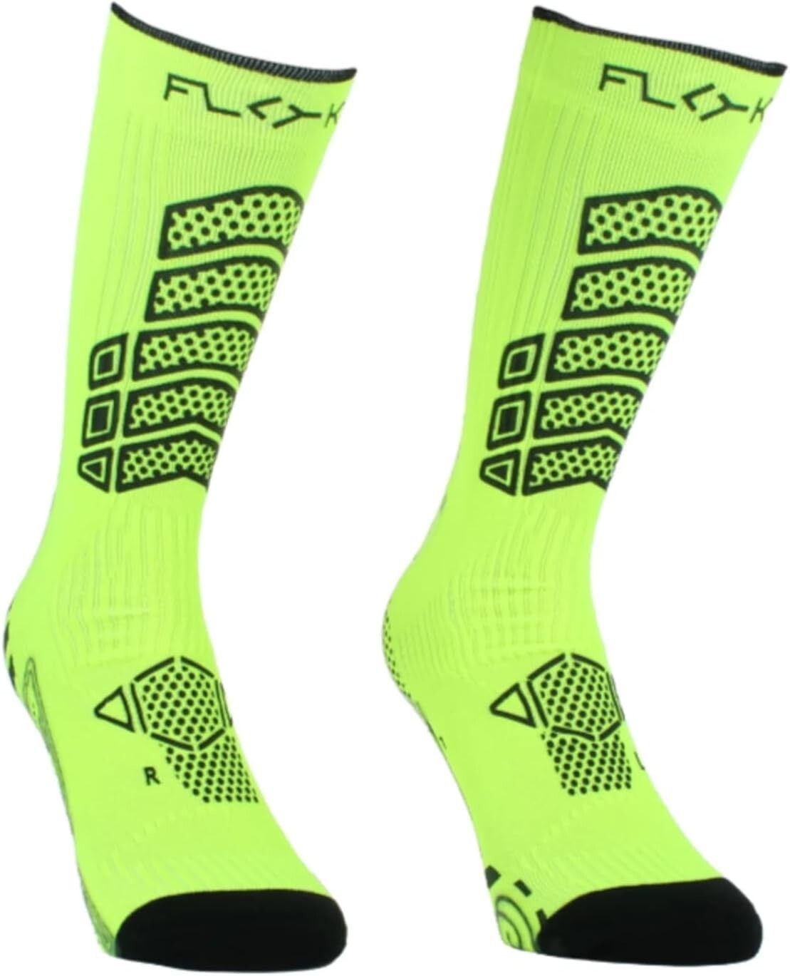 FLOKY Calza Calcio Axsist 2.0 Giallo Fluo M/L