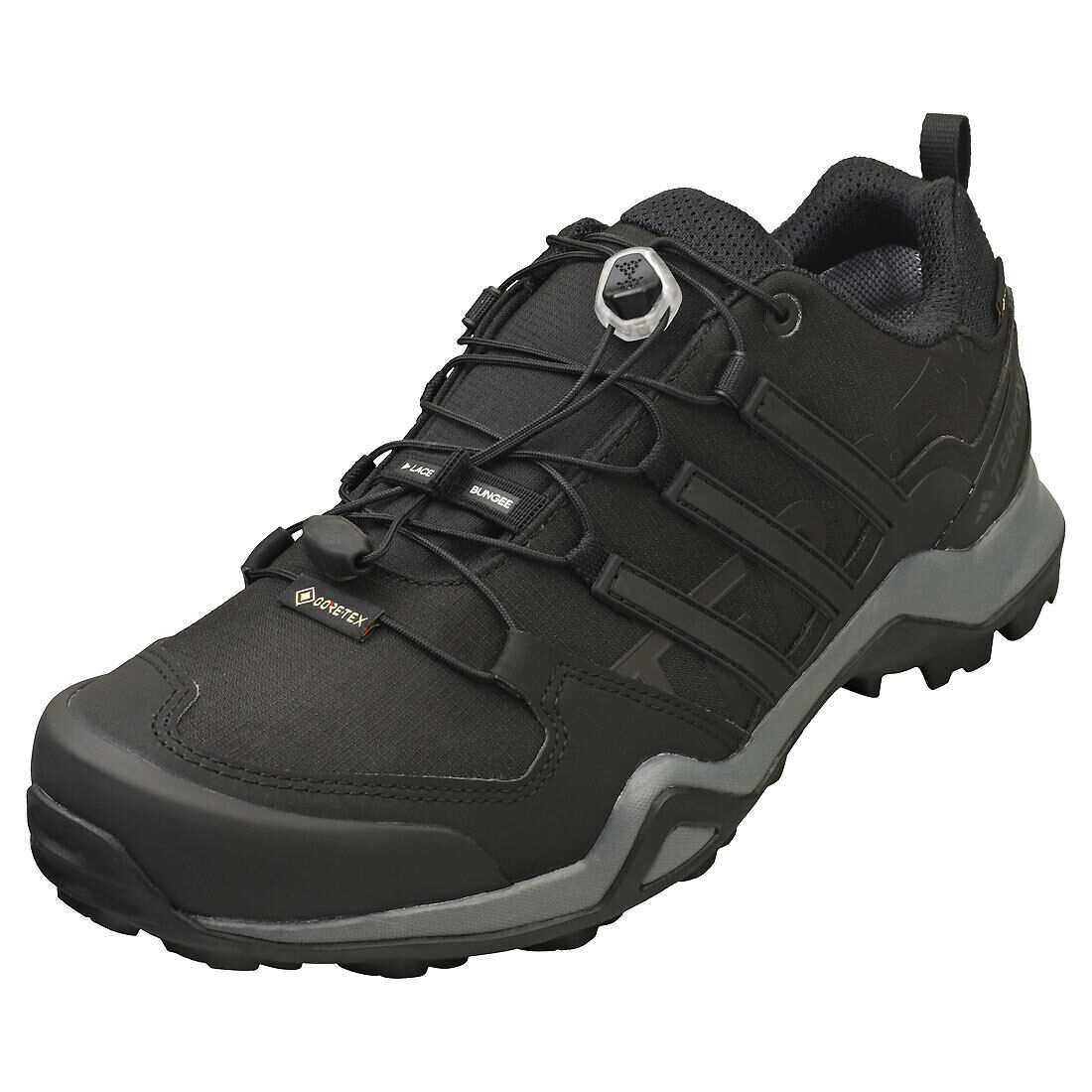adidas Terrex Swift R2 Gore-tex Mens Casual Trainers in Black - 40 2/3 EU