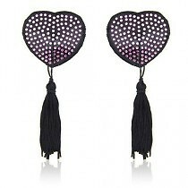 Heart Shine Nipples Tassels (Rosa)