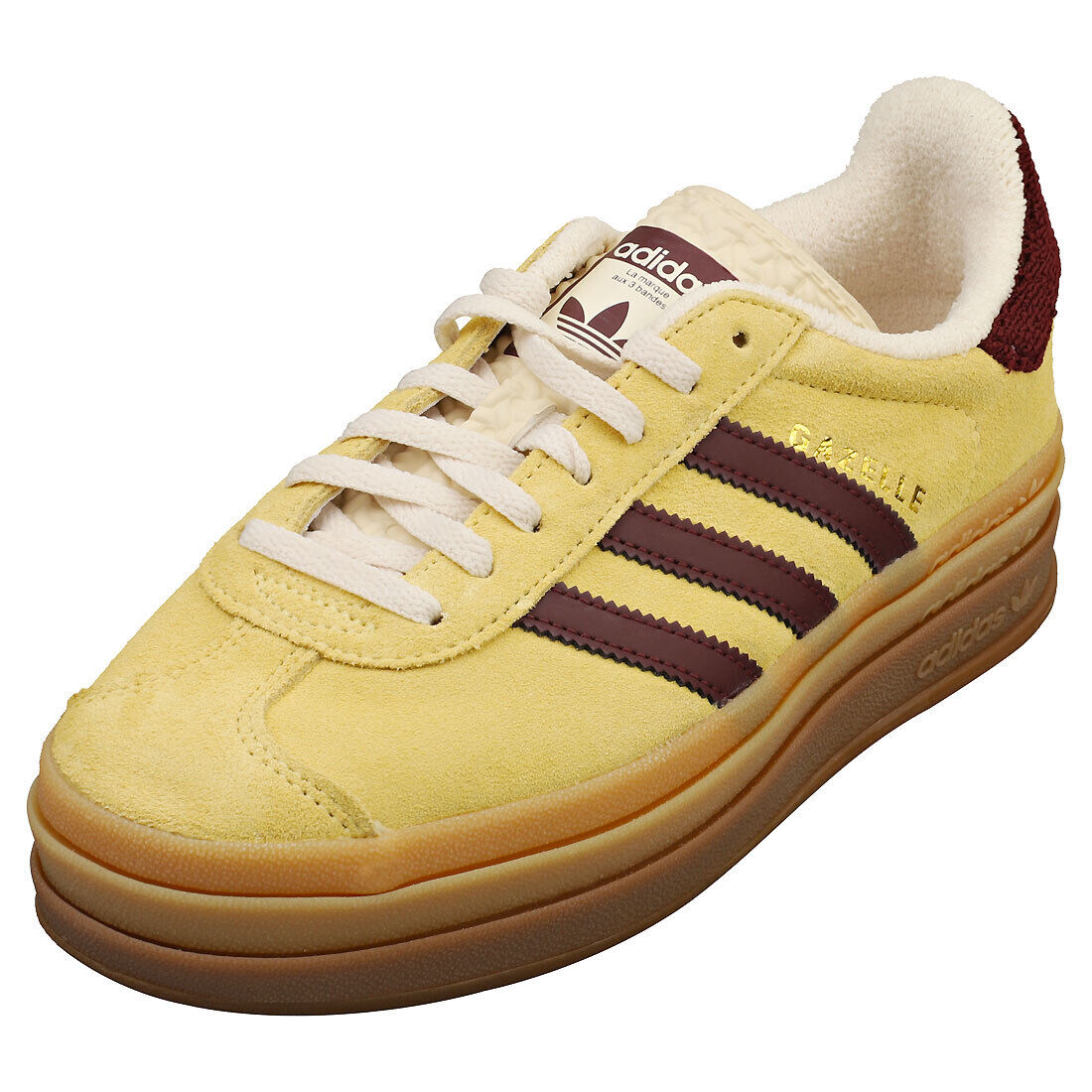 adidas Gazelle Bold Donna - Trainer Moda Giallo e Marrone - 40 2/3 EU