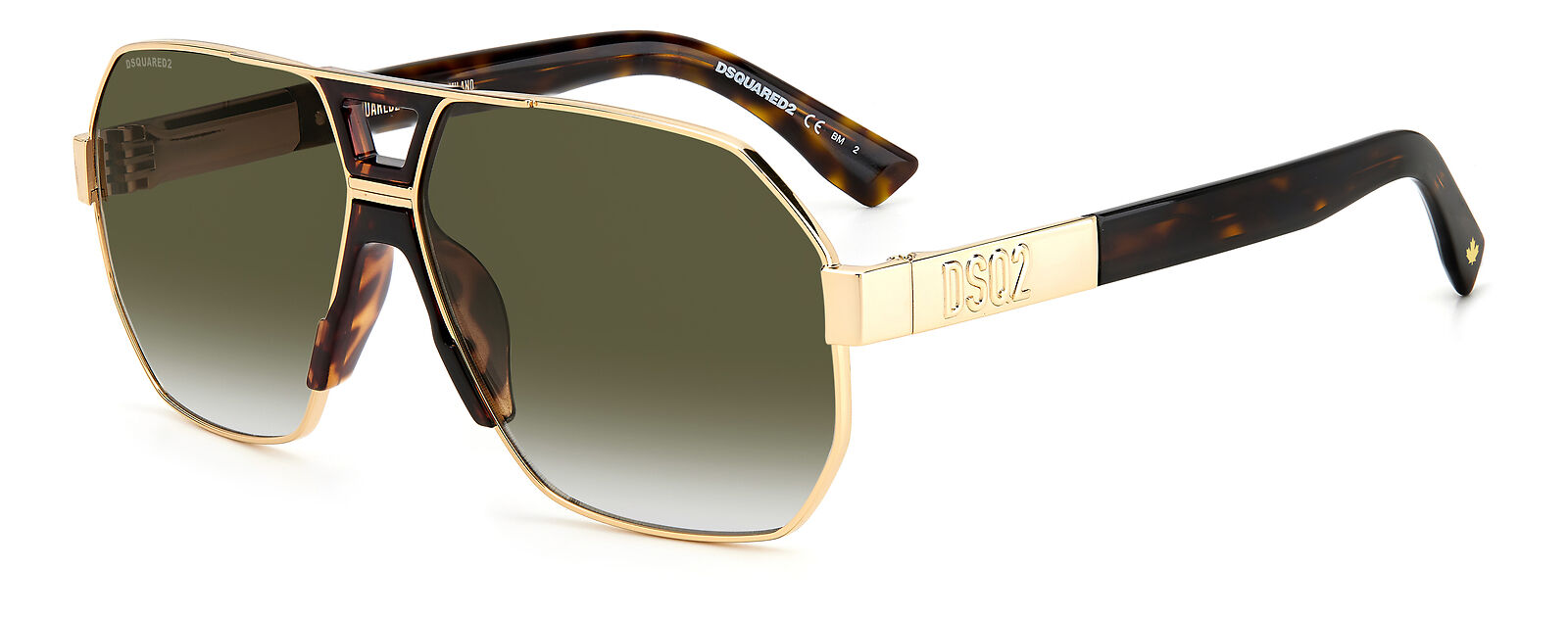Occhiali da Sole DSQUARED2 D2 0028/S 06J GOLD HAVANA 63/12/140 Uomo