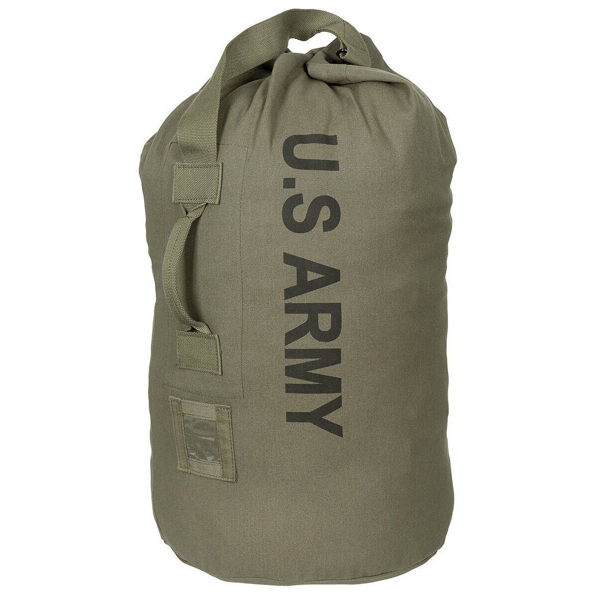 BORSA MILITARE AMERICANA DUFFLE BAG CON LOGO US ARMY BY MFH 100 LITRI VERDE