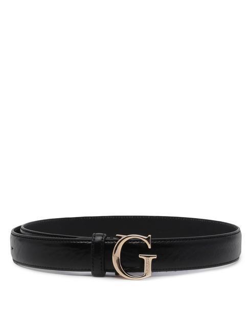 cintura donna GUESS cintura regolabile h 3 cm in pelle NERO 95  scelta=P NERO BW