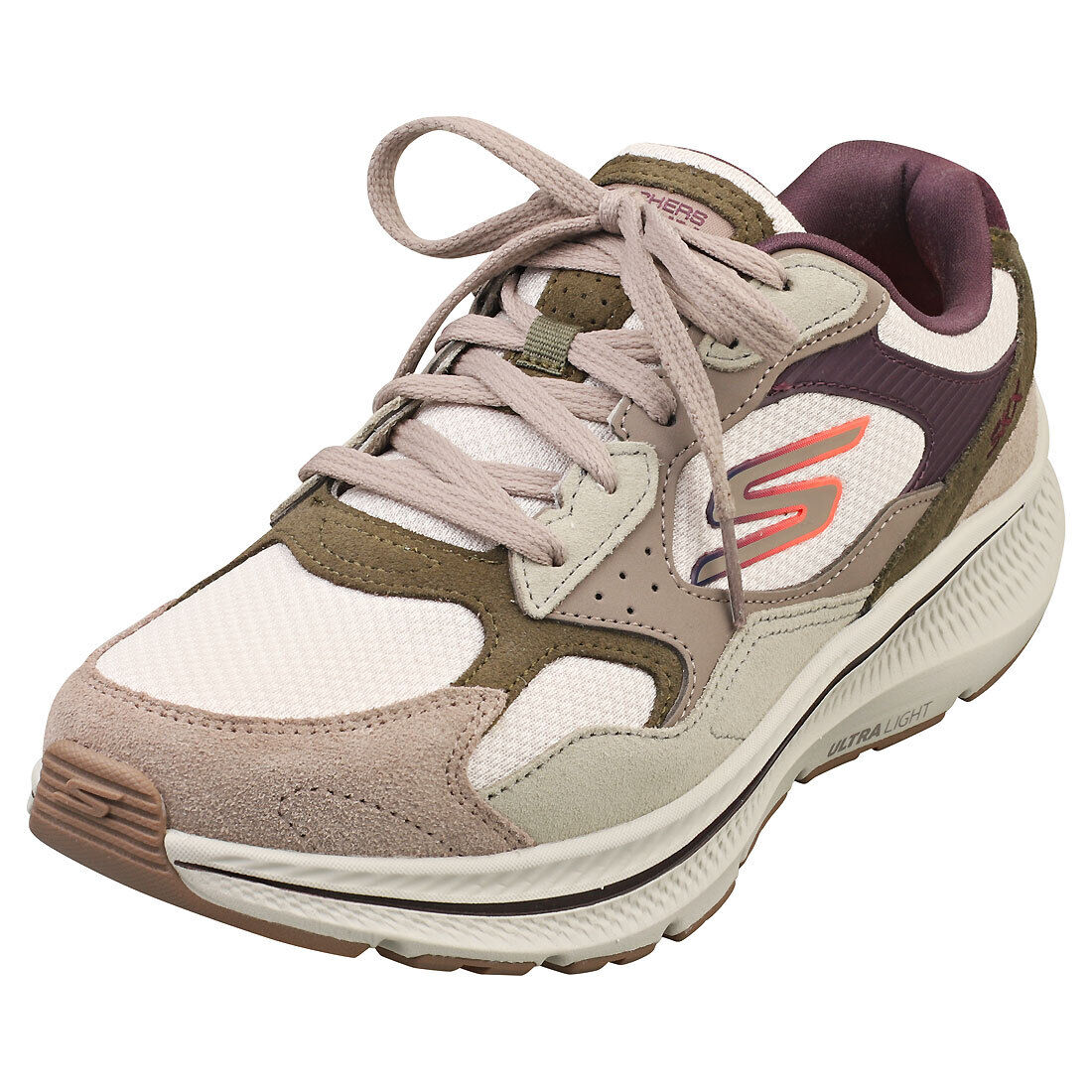 Skechers Go Run Consistent 2.0 Womens Running Trainers in Natural Purple - 40 EU