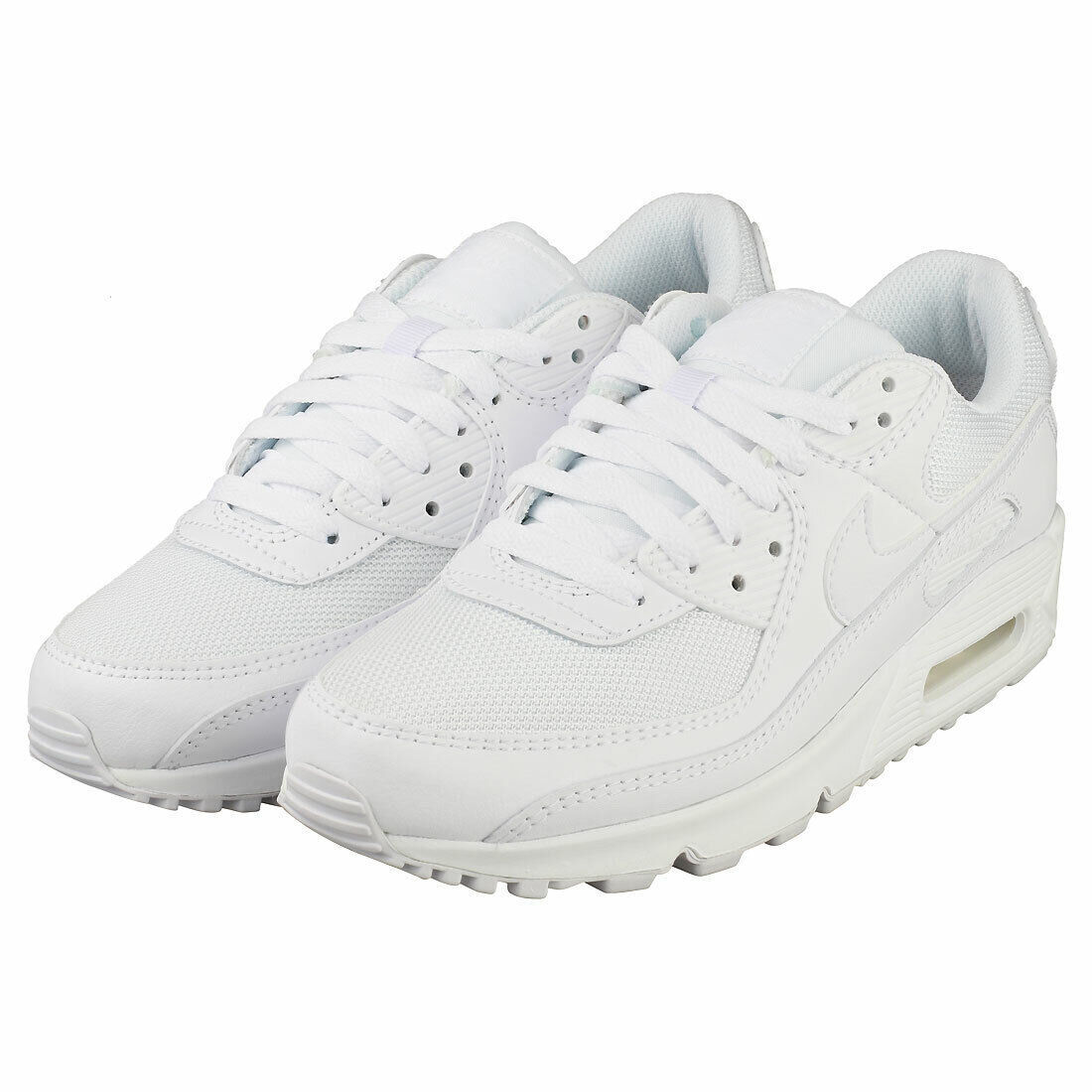 Nike Air Max 90 Sneakers per Uomo - White/White-White-Wolf Grey, EU 45
