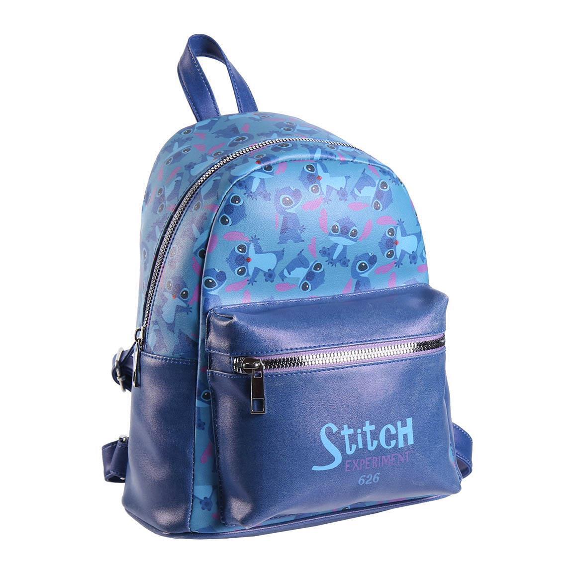 Zaino Casual Moda Similicuir Stitch BLU | FEMMINA CERDà