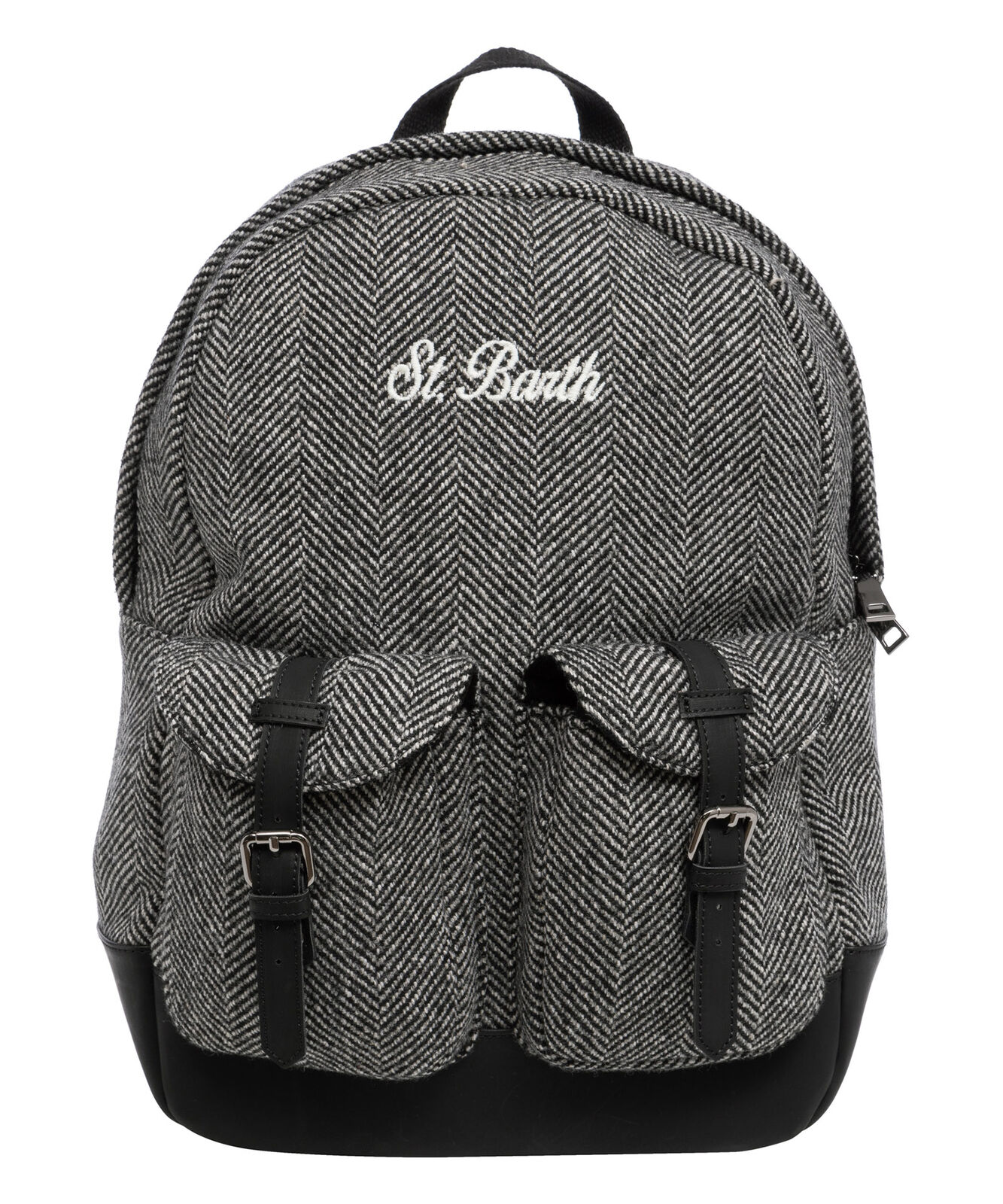 MC2 Saint Barth zaino uomo cody COD0002-02689G nero Black - White grande borsa