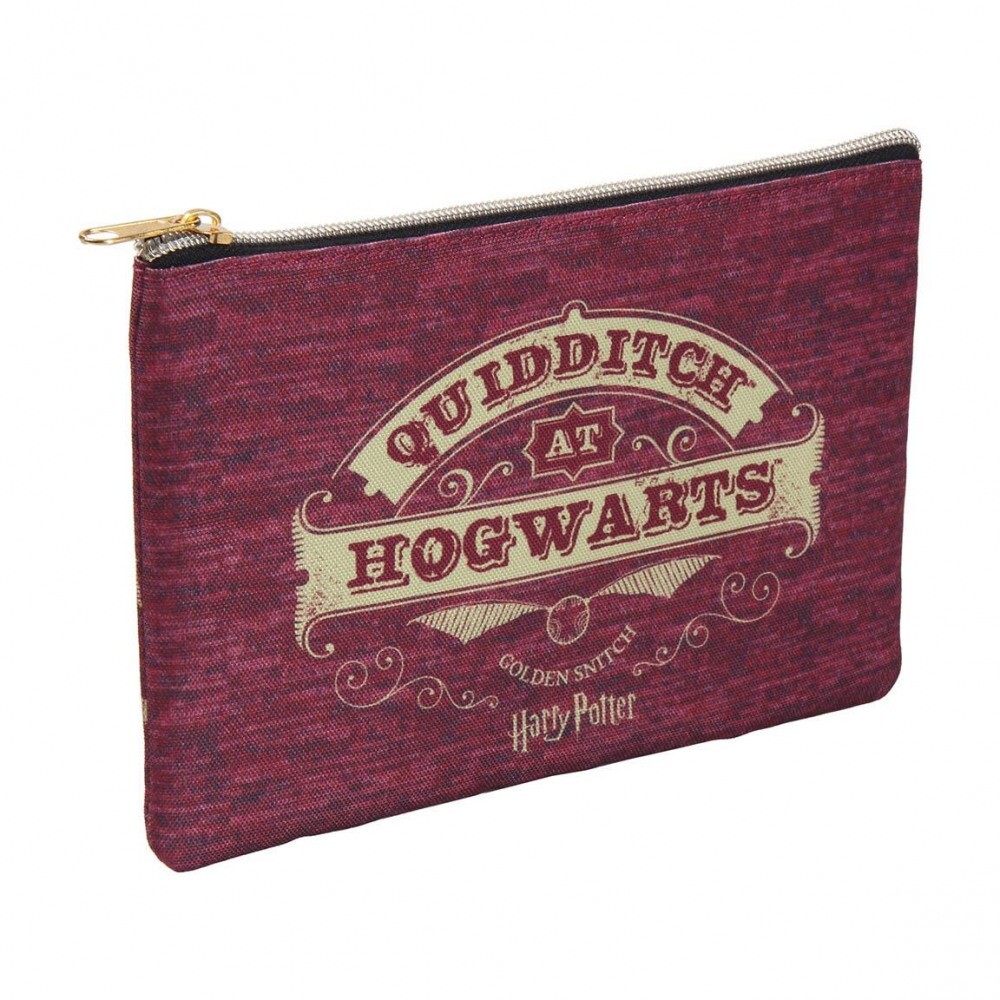 Borsa Harry Potter astuccio da Bagno pochette trucchi beauty case makeup rosso