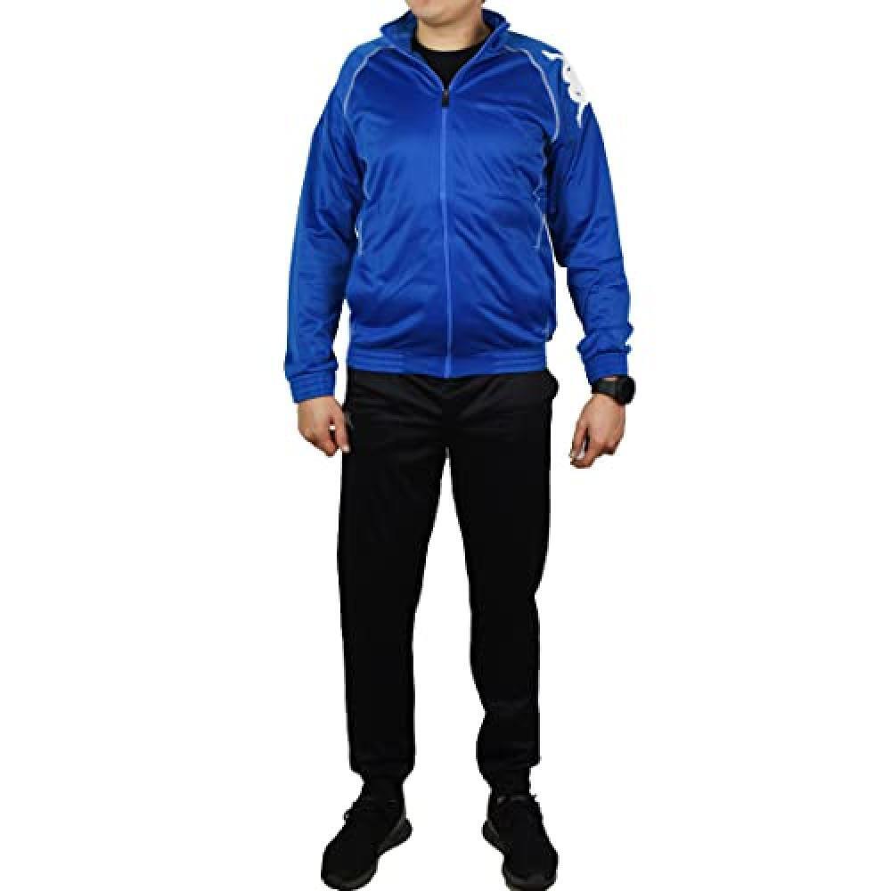 (TG. L) Kappa Tracksuits, Blue, L Men's - NUOVO