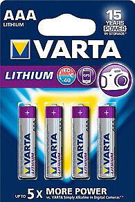 Ministilo Lithium Professional Bl 4pz Varta VARTA BATTERIE 6103