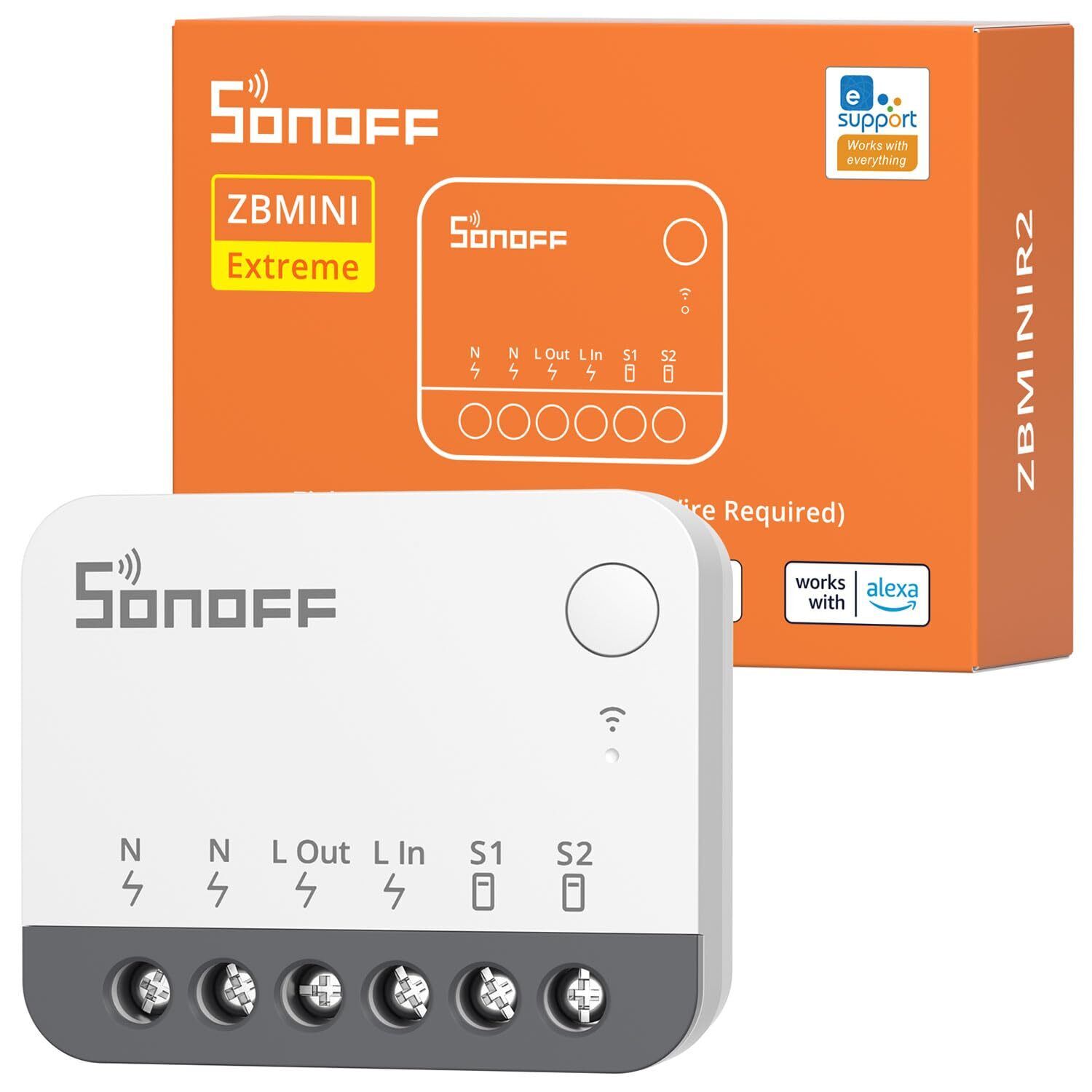 SONOFF ZBMINIR2 Zigbee Smart Switch 2-Way Interruttore intelligente controllo...