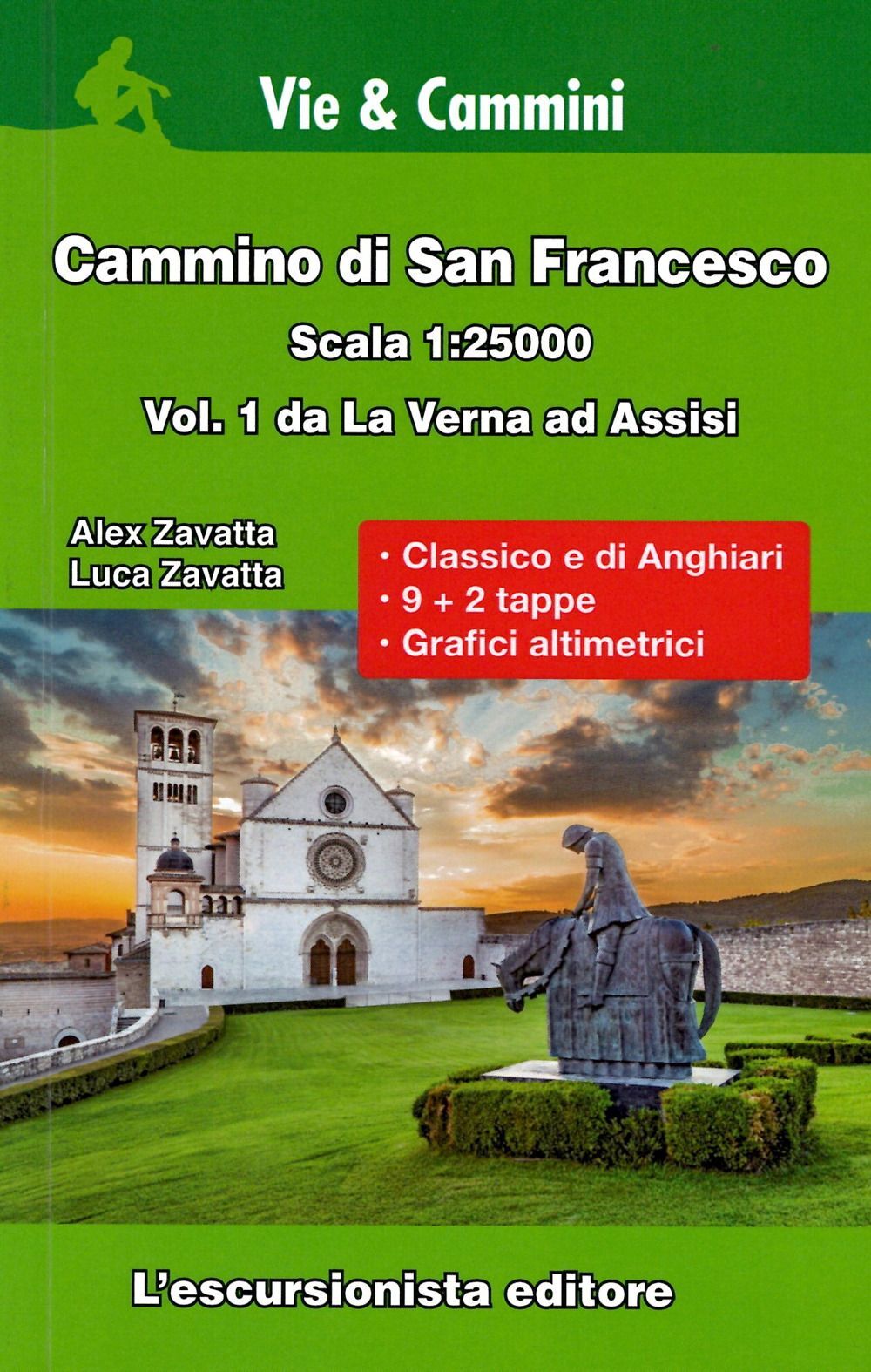 Libri Alex Zavatta / Luca Zavatta - Cammino Di San Francesco Scala 1:25.000 #01