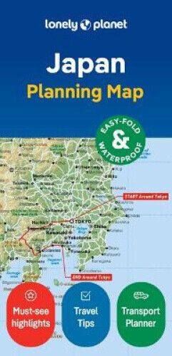 Lonely Planet Japan Planning Map 2 (Map) by Lonely Planet