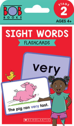 Bob Books - Sight Words Flashcards Phonics, Ages 4 and Up, Kindergarten (Stage