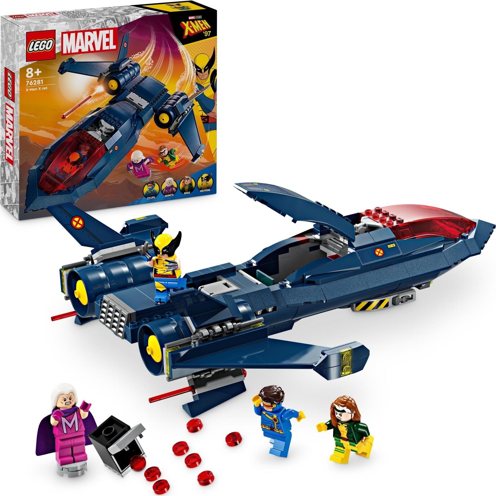 Marvel: Lego 76281 - Super Heroes - X-Jet Di X-Men -