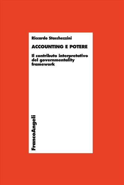 9788820418472 Accounting e potere. - Riccardo Stacchezzini