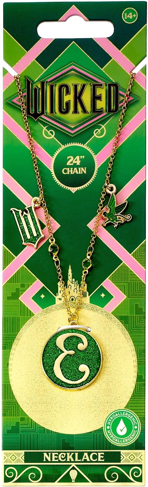 Wicked: The Carat Shop - Elphaba 'E' Icon (Necklace / Collana) -