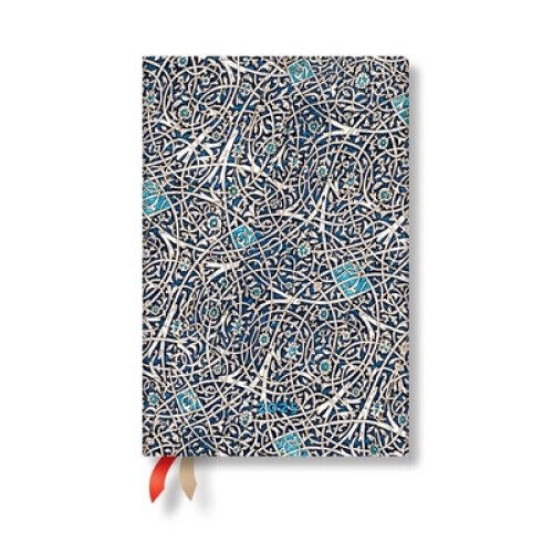 Granada Turquoise (Moorish Mosaic) Mini 12-month Horizontal Softcover Flexi