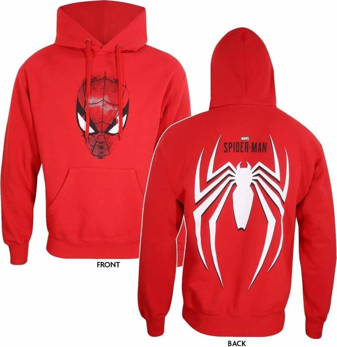 Marvel: Spider-Man - Video Game - Spidercrest (Felpa Con Cappuccio Unisex Tg. L)