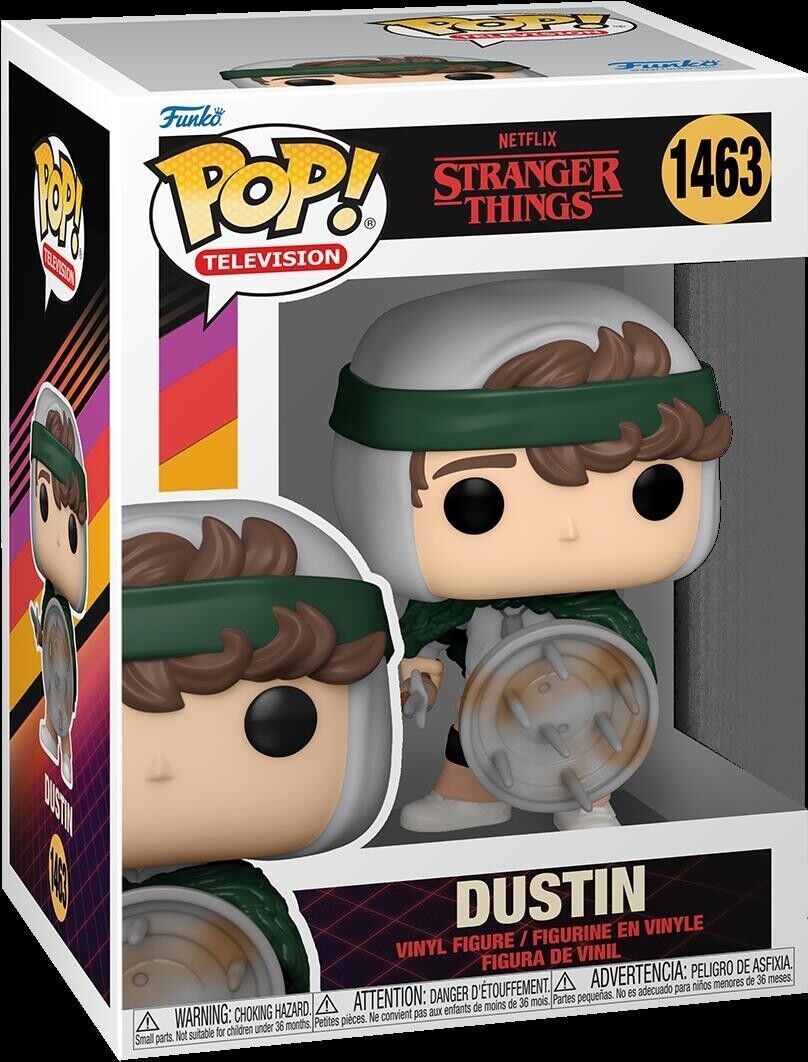 Stranger Things: Funko Pop! Television - Season 4 - Hunter Dustin With Shield (V