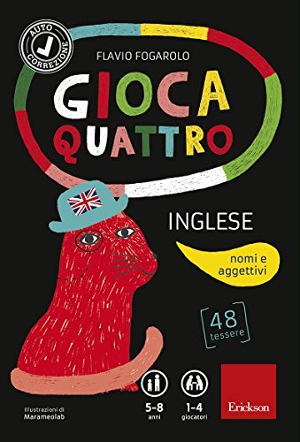9788859012924 Giocaquattro-inglese. Nome e aggettivo - Flavio Fogarolo,Marameola
